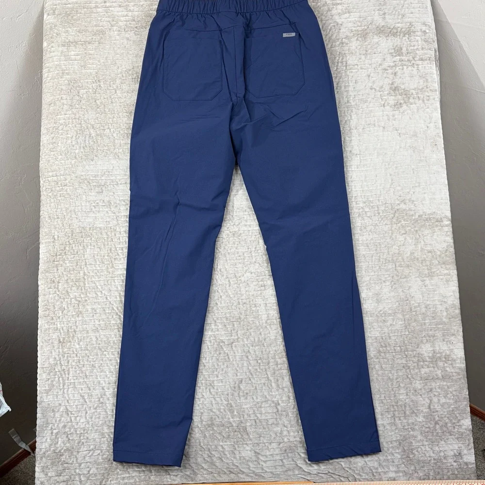FIGS Axim Cargo Scrub Pants Navy Blue Small Tall M22WW2003T‎ Technical Stretch